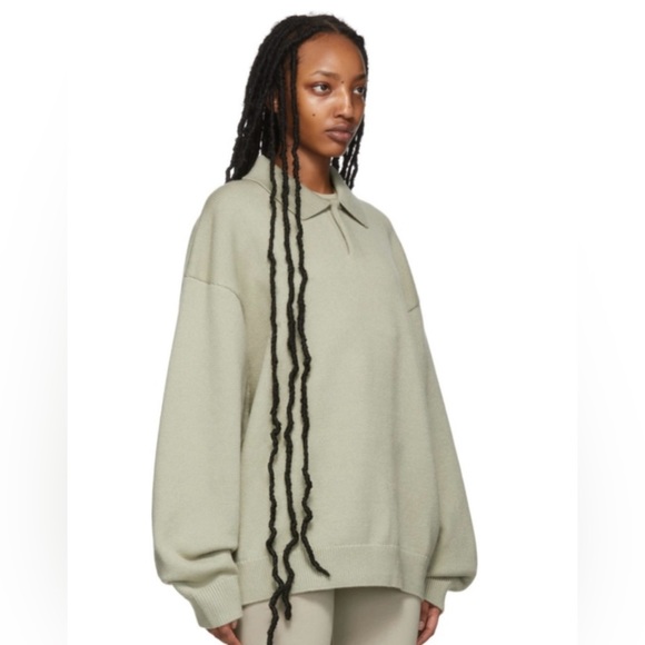 Fear of God | Essentials Green Knit Sweater - Picture 2 of 8